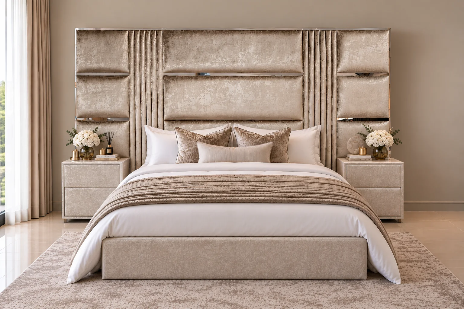 Daisy Royale Headboard by DNF WORLD